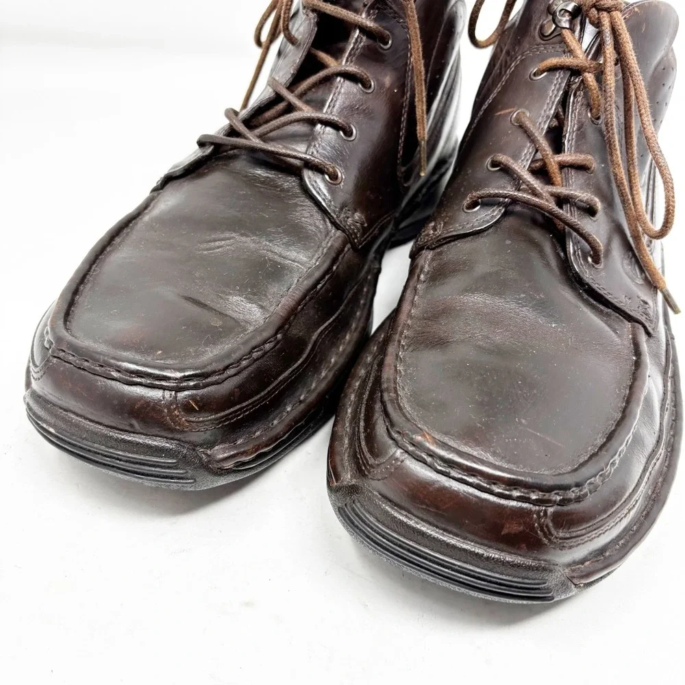 Red Wings 4613 Mens Dark Brown Leather Moc Toe Chukka Boots 13EE Extra Wide
